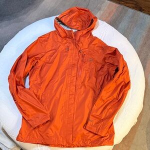 L.L. Bean Women's Vibrant Orange Raincoat